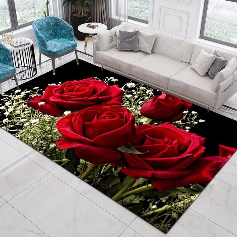 Commercial Printing Services - Home Decor Entrance Door Mat Flower