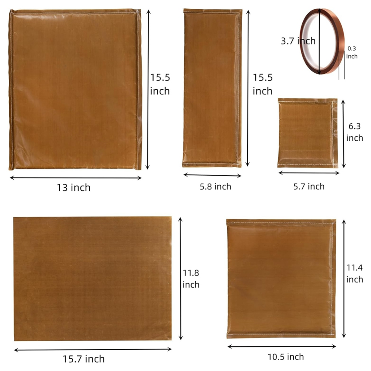 Heat Press Teflon Sheet - ABXHH 8 Pack Heat Press Pillow
