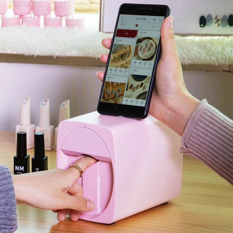 3d Printer for Nails Portable  - đánh giá và giá Commercial Nail Printing Machine