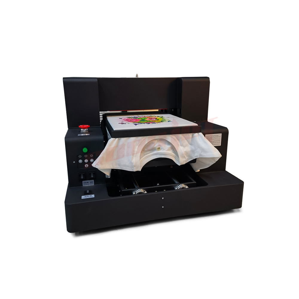 DTG Tshirt  flatbed Printer A4 - đánh giá và giá Commercial Printing Machine For Shirts