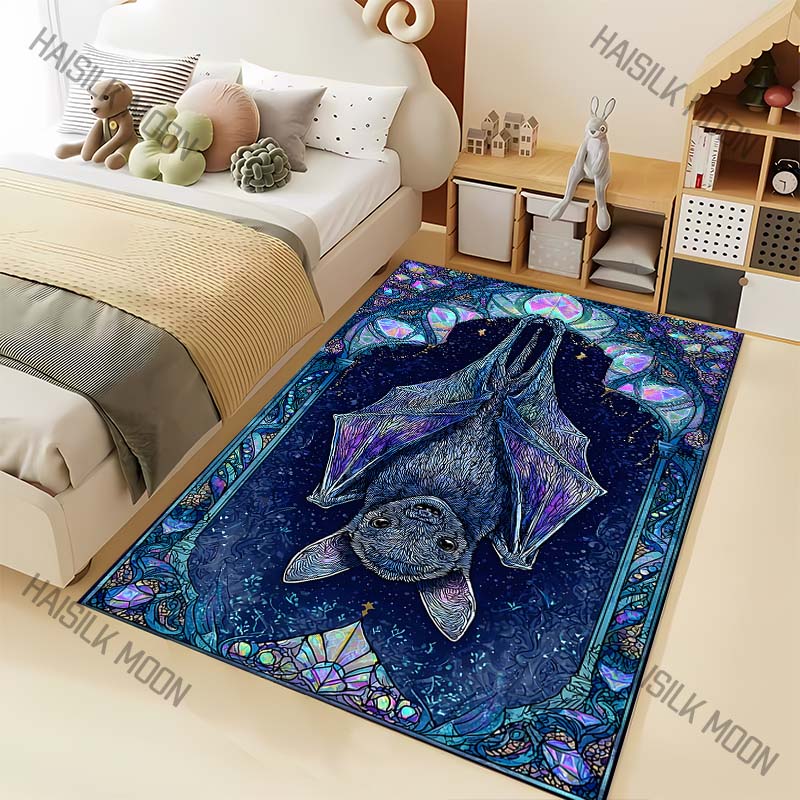 1PC Bat Glass Art Print Carpet - đánh giá và giá Commercial Glass Printing