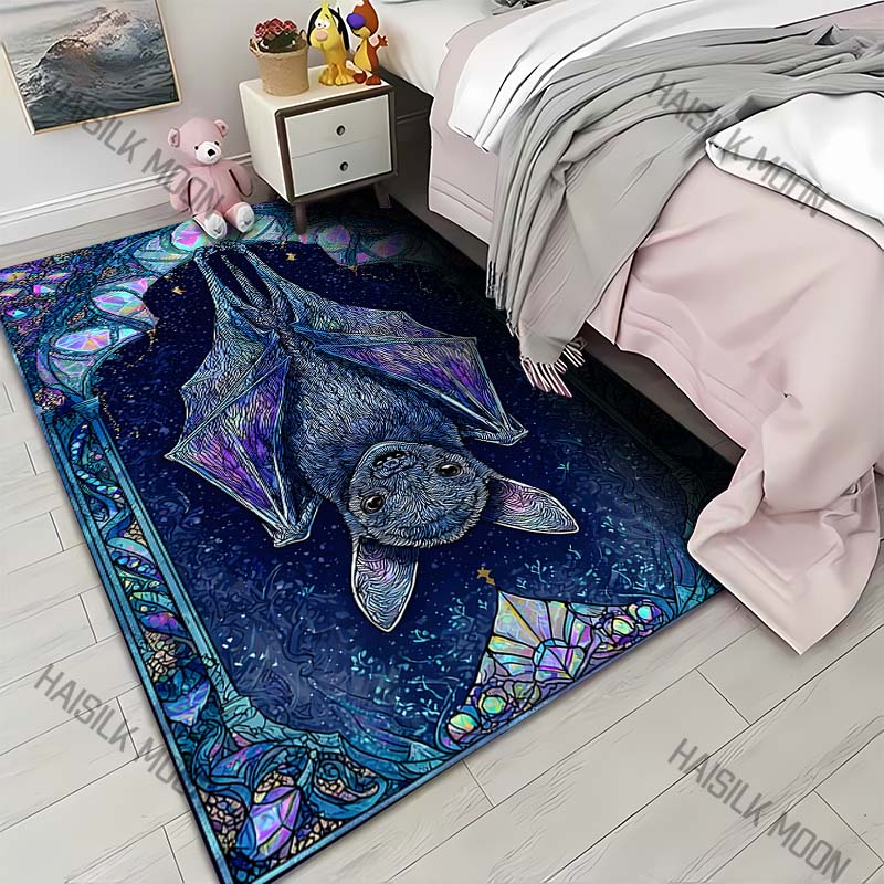 1PC Bat Glass Art Print Carpet - đánh giá và giá Commercial Glass Printing