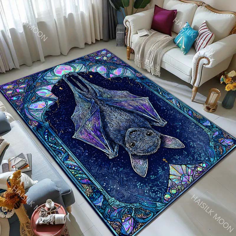 1PC Bat Glass Art Print Carpet - đánh giá và giá Commercial Glass Printing