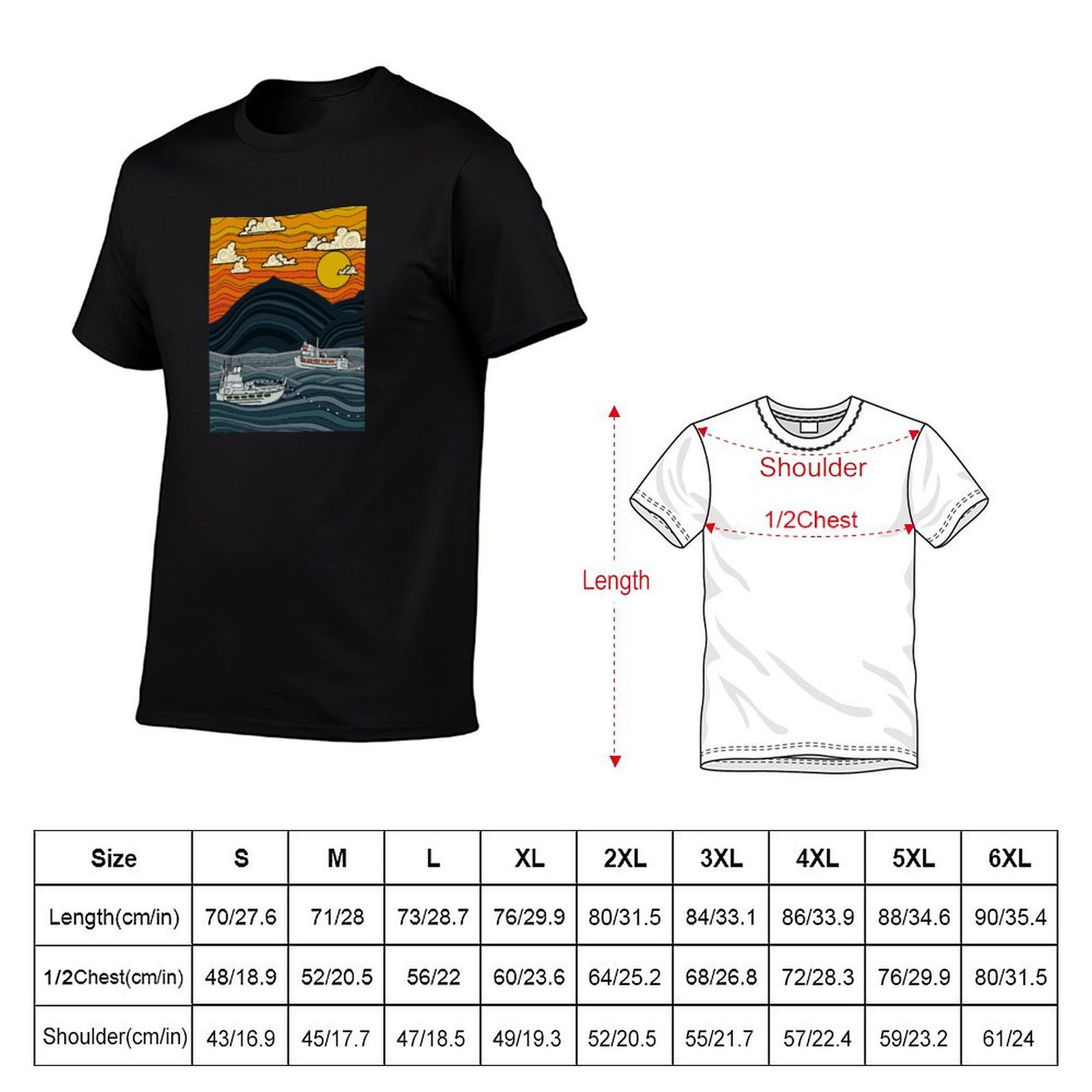 Commercial Fishing T-Shirt ani - đánh giá và giá Commercial Shirt Printing