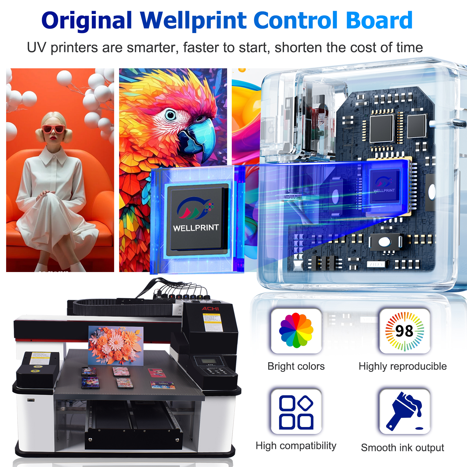 UV Flatbed Printer A1 Size UV  - đánh giá và giá Commercial Glass Printing
