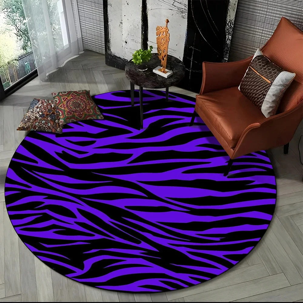 Pink Zebra Stripe Print Round  - đánh giá và giá Commercial Printing Services