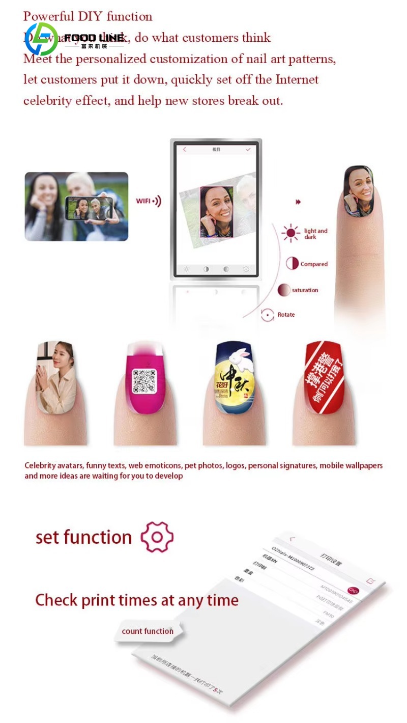 Customized All-in-One 3D Digit - đánh giá và giá Commercial Nail Printing Machine