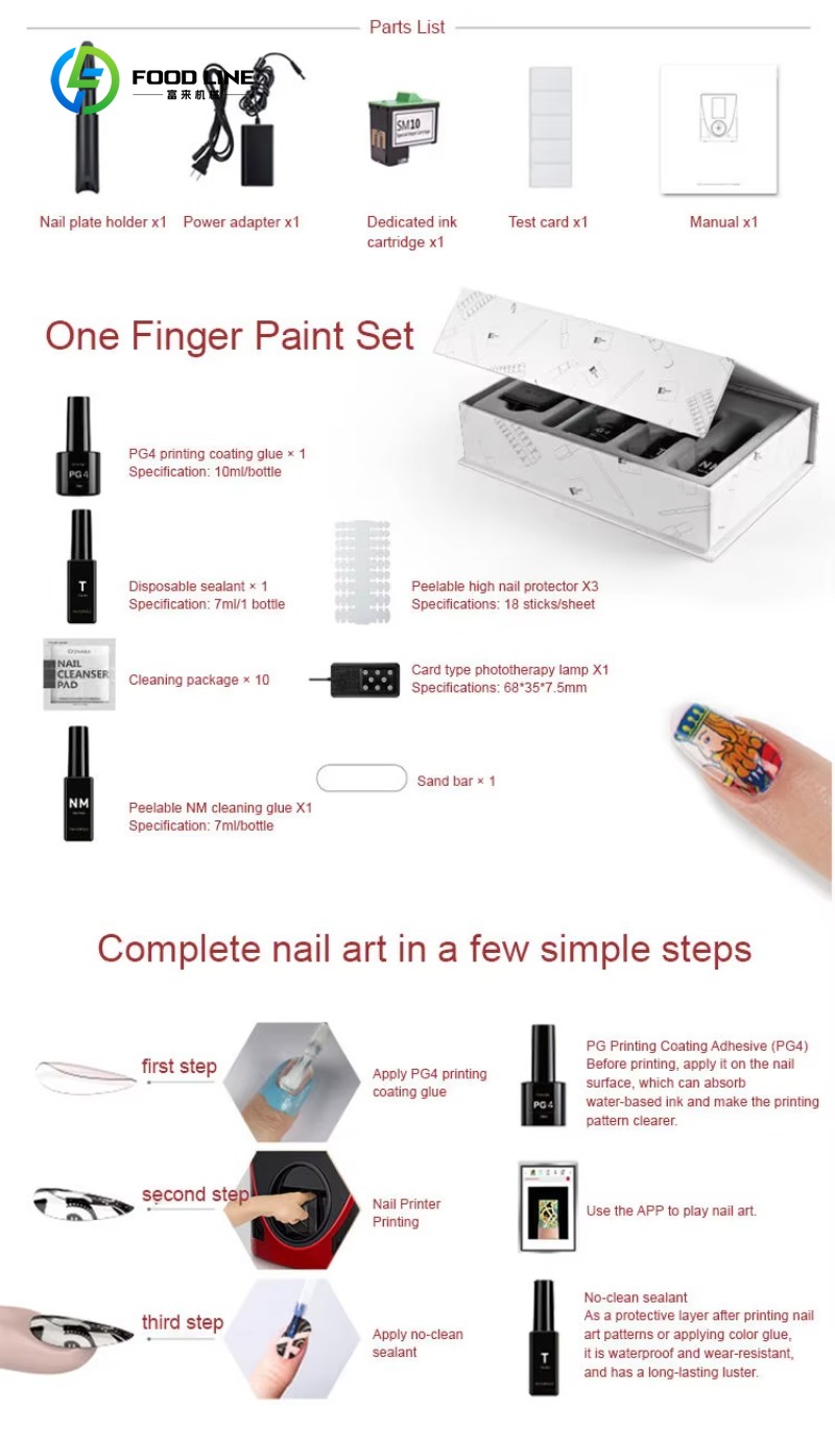 Customized All-in-One 3D Digit - đánh giá và giá Commercial Nail Printing Machine