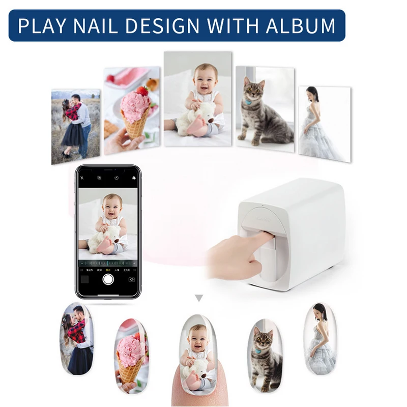 Original Mobile Nail Printer 3 - đánh giá và giá Commercial Nail Printing Machine