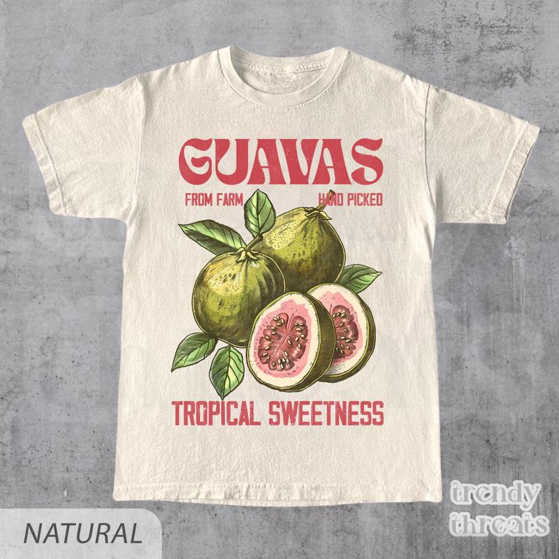 Guavas Retro Commercial T Shir - đánh giá và giá Commercial Shirt Printing