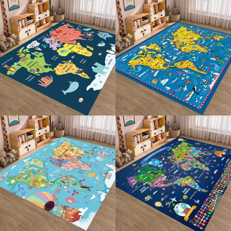 Animal World Map Print Large A - đánh giá và giá Commercial Printing Services