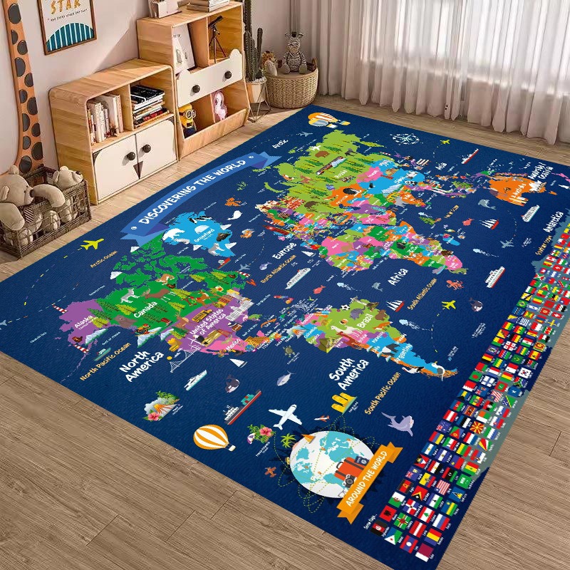 Animal World Map Print Large A - đánh giá và giá Commercial Printing Services