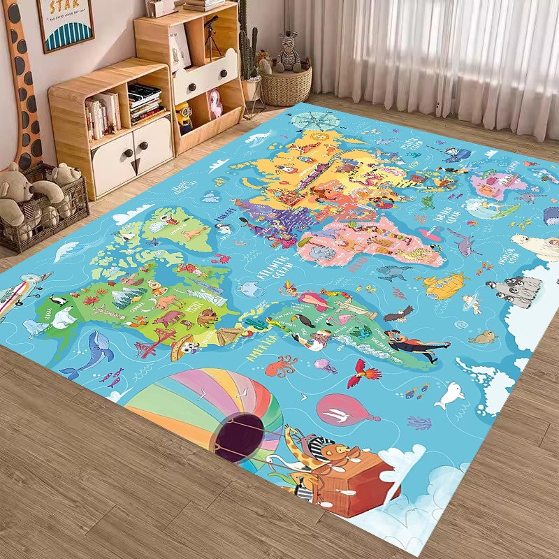 Animal World Map Print Large A - đánh giá và giá Commercial Printing Services